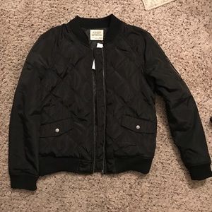 Black Bomber Jacket
